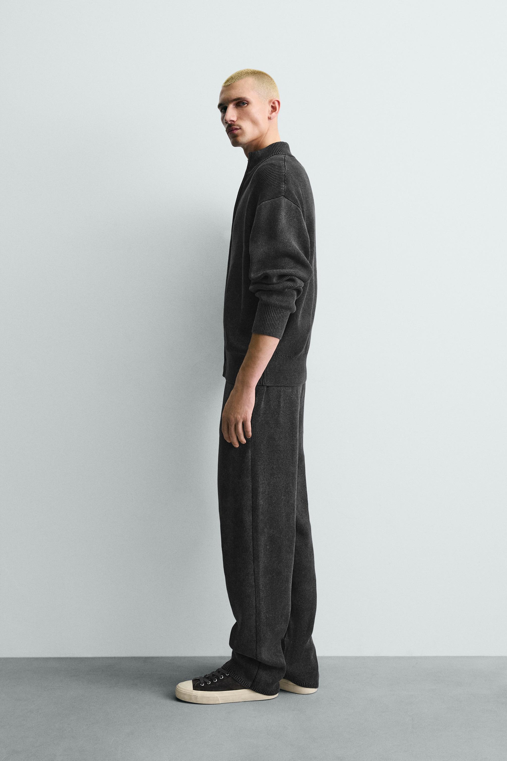 GILET EN MAILLE STRUCTURÉE LAVÉE